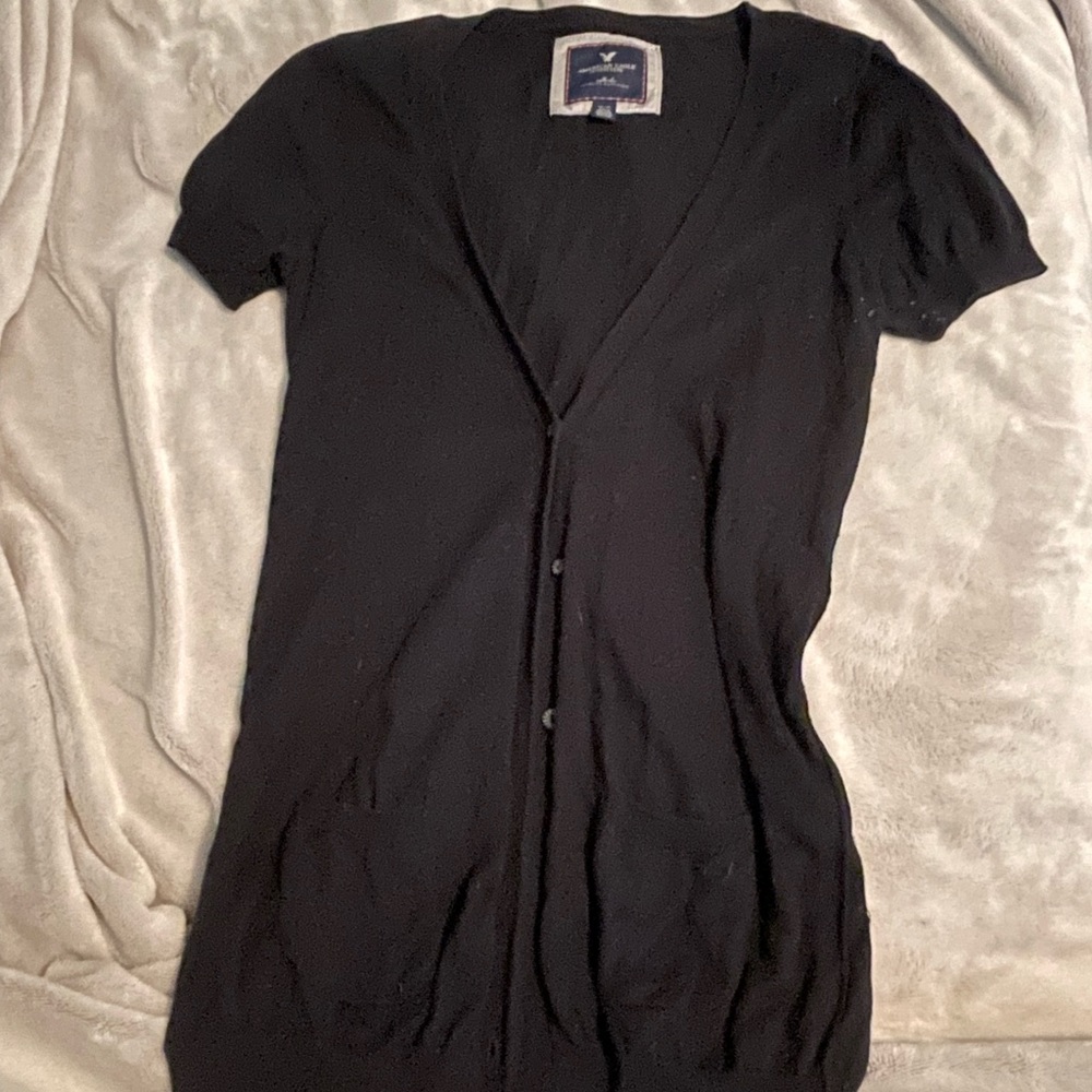 American Eagle Short Sleeve Cardigan